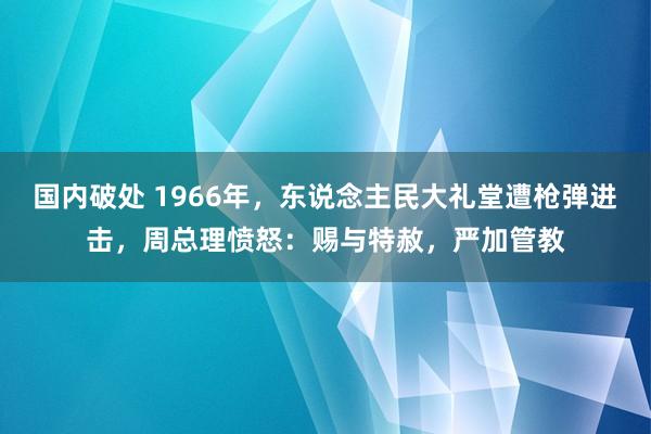 国内破处 1966年，东说念主民大礼堂遭枪弹进击，周总理愤怒：赐与特赦，严加管教