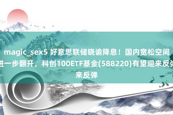 magic_sex5 好意思联储晓谕降息！国内宽松空间进一步翻开，科创100ETF基金(588220)有望迎来反弹