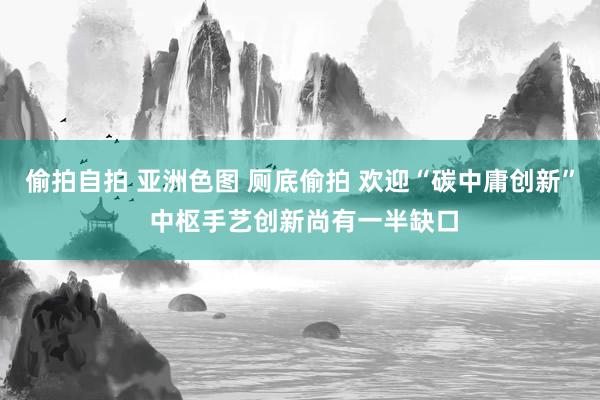 偷拍自拍 亚洲色图 厕底偷拍 欢迎“碳中庸创新” 中枢手艺创新尚有一半缺口