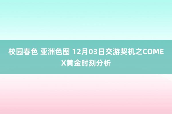 校园春色 亚洲色图 12月03日交游契机之COMEX黄金时刻分析