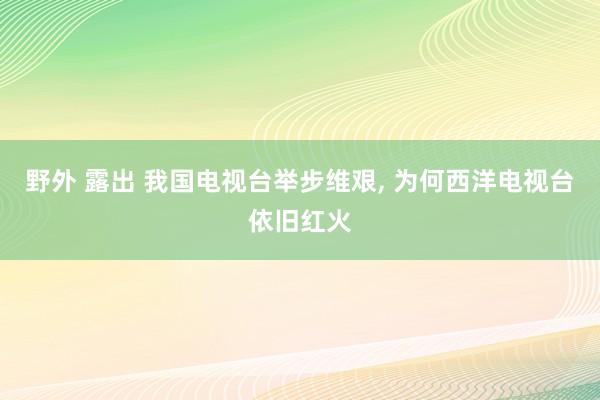 野外 露出 我国电视台举步维艰， 为何西洋电视台依旧红火