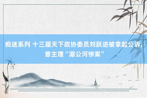 痴迷系列 十三届天下政协委员刘跃进被拿起公诉， 曾主理“湄公河惨案”